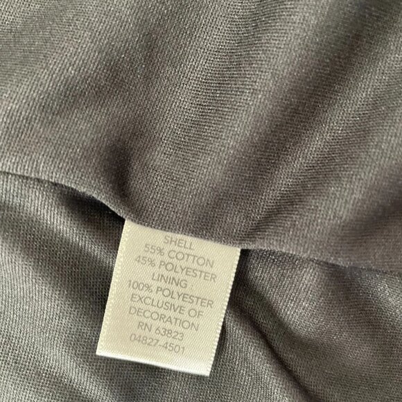 CJ Banks Womens Black & White Open Front Geometric Print Jacket Plus Size 2X - Picture 4 of 9